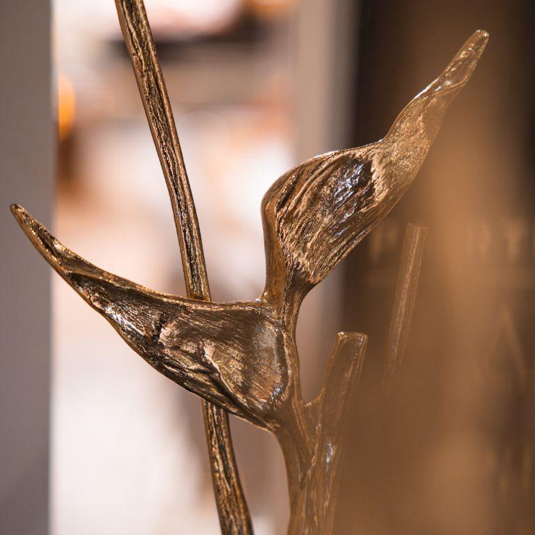 Portuguese Tria – Large Decorative Sculpture in Nero Marquina For Sale