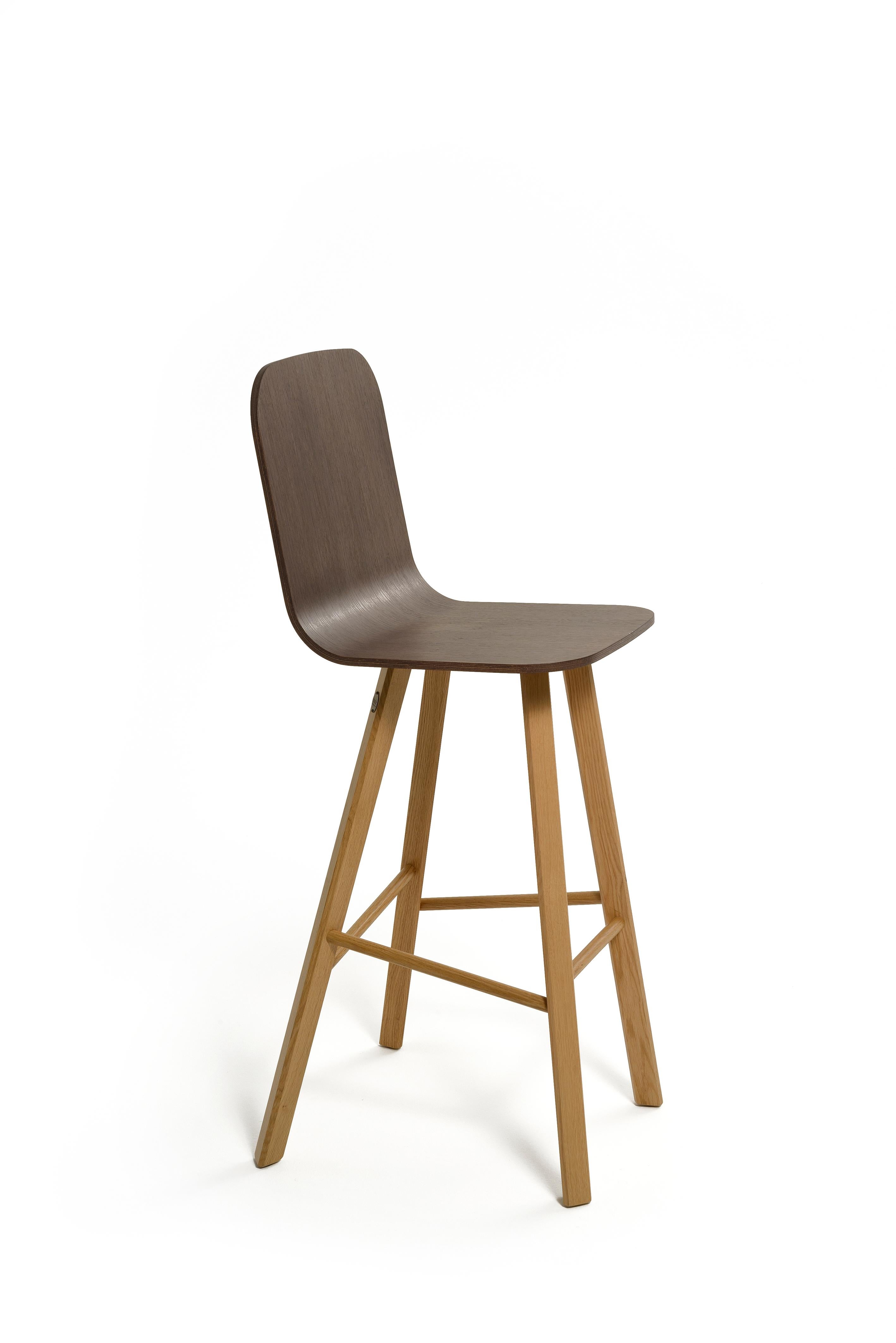 Contemporary Tria Minimalist Stool HB Fabric by Colé For Sale