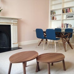 Tria Simple Chair, Golden Legs, Minimalist Design Icon Inspired to Graphic Art