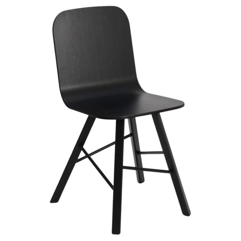 Tria Simple Oak, verniciato nero di Colé Italia