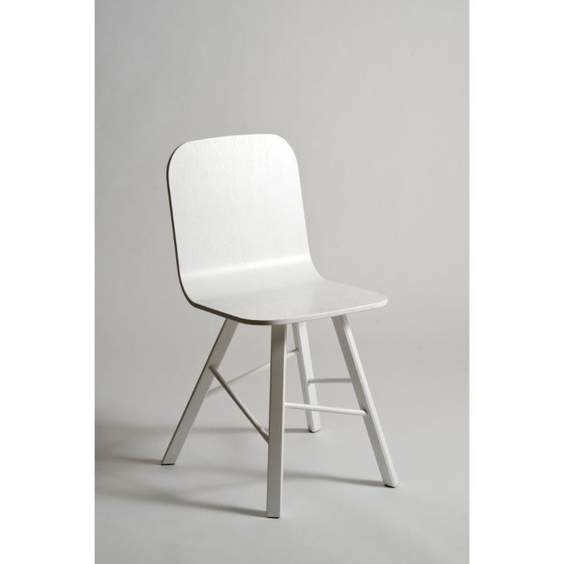 Tria simple oak, RAL color Seat and/or legs by Colé Italia with Lorenz & Kaz
Dimensions: H 82.5, D 52, W 58 cm
Materials: Plywood Chair; 4 Legs Solid Oak Base, White



Our iconic chair designed by German duo Lorenz + Kaz. Tria is a table