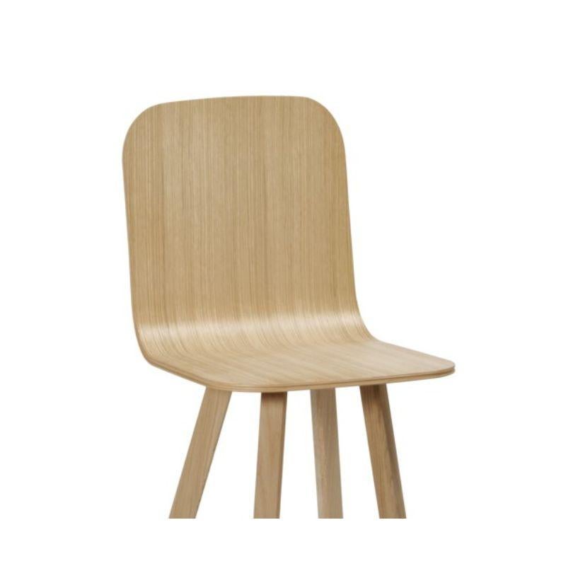 Tria Stool, High Back, Oak by Colé Italia In New Condition For Sale In Geneve, CH