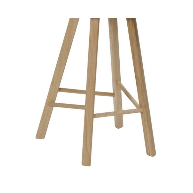 Contemporary Tria Stool, High Back, Oak by Colé Italia For Sale