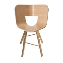 Tria Holz 4-Fuß-Stuhl, Eiche Natur von Colé Italia