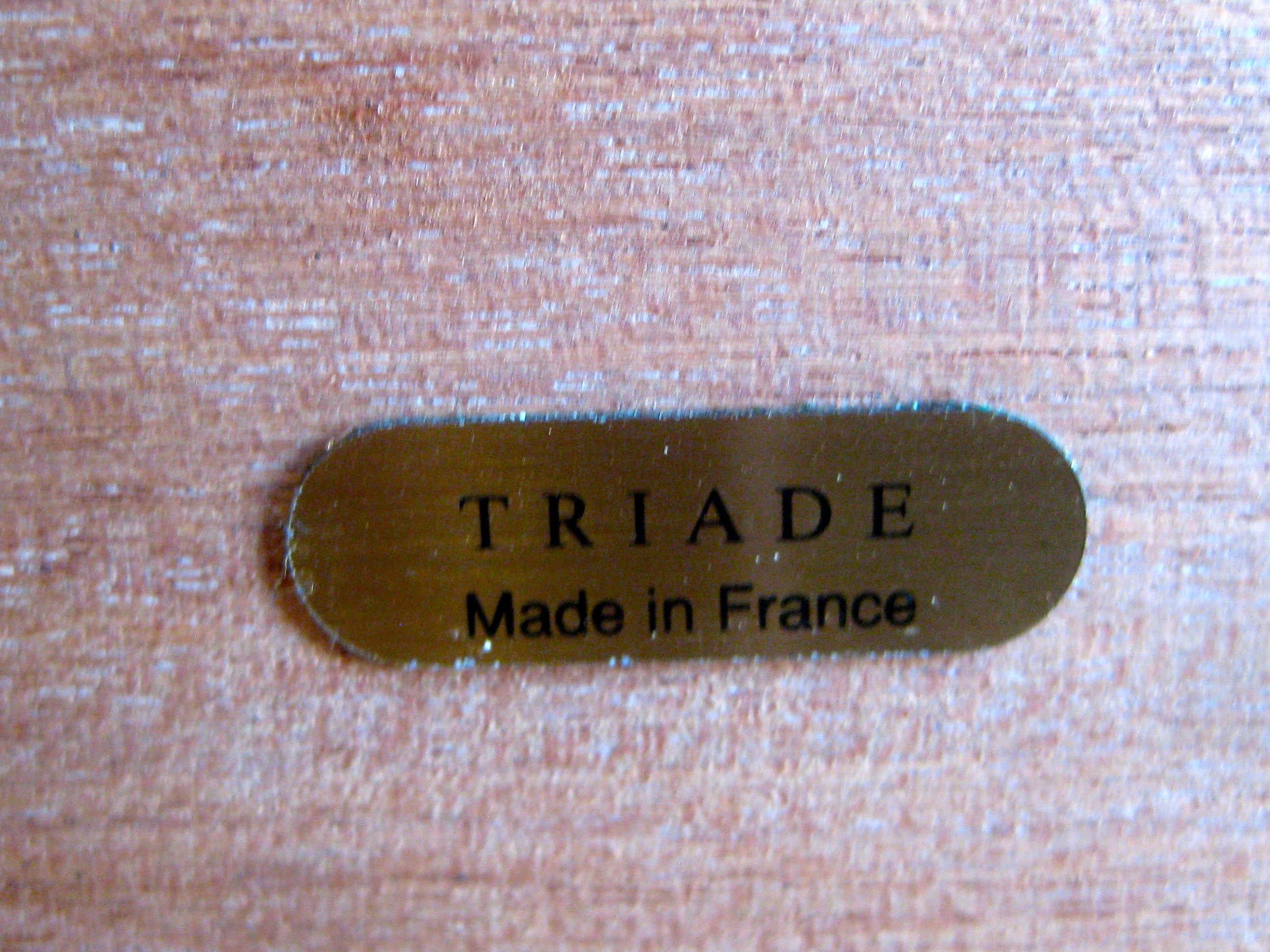 Triade French Burl Wood Inlay Lacquered Mahogany Cigar Humidor Tobacco Box 8