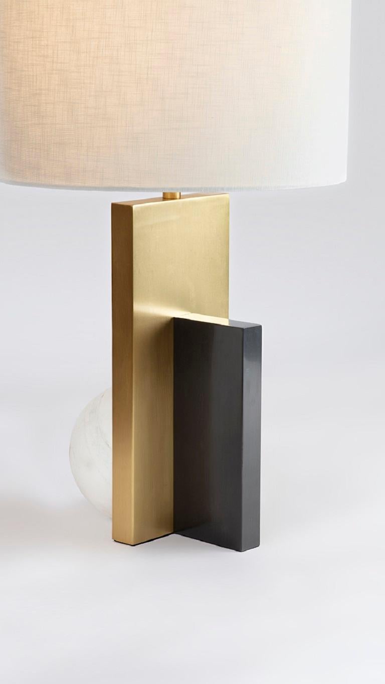 Triadic Table Lamp by Square in Circle In New Condition For Sale In Geneve, CH