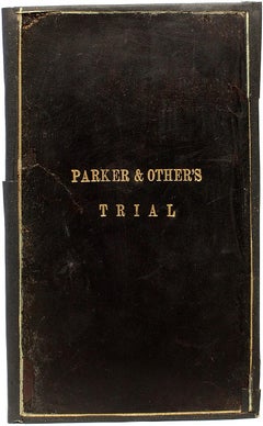 Trial of Moses Parker.... for the Murder of David R. Lambert. NY 1825