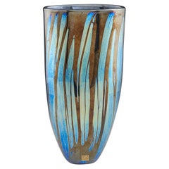 Trial Signed Timothy Harris Isle of Wight Zig Zag Vase, 2011