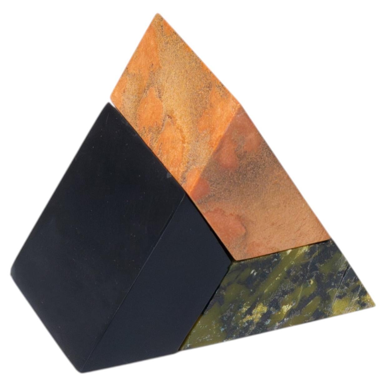 Triangle Gemstone Puzzle/ Three-Piece Candelabra