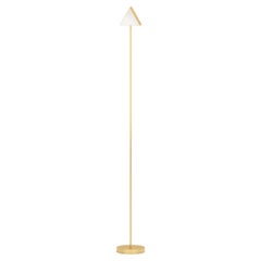 Lampadaire Triangle Box en laiton par Atelier Areti