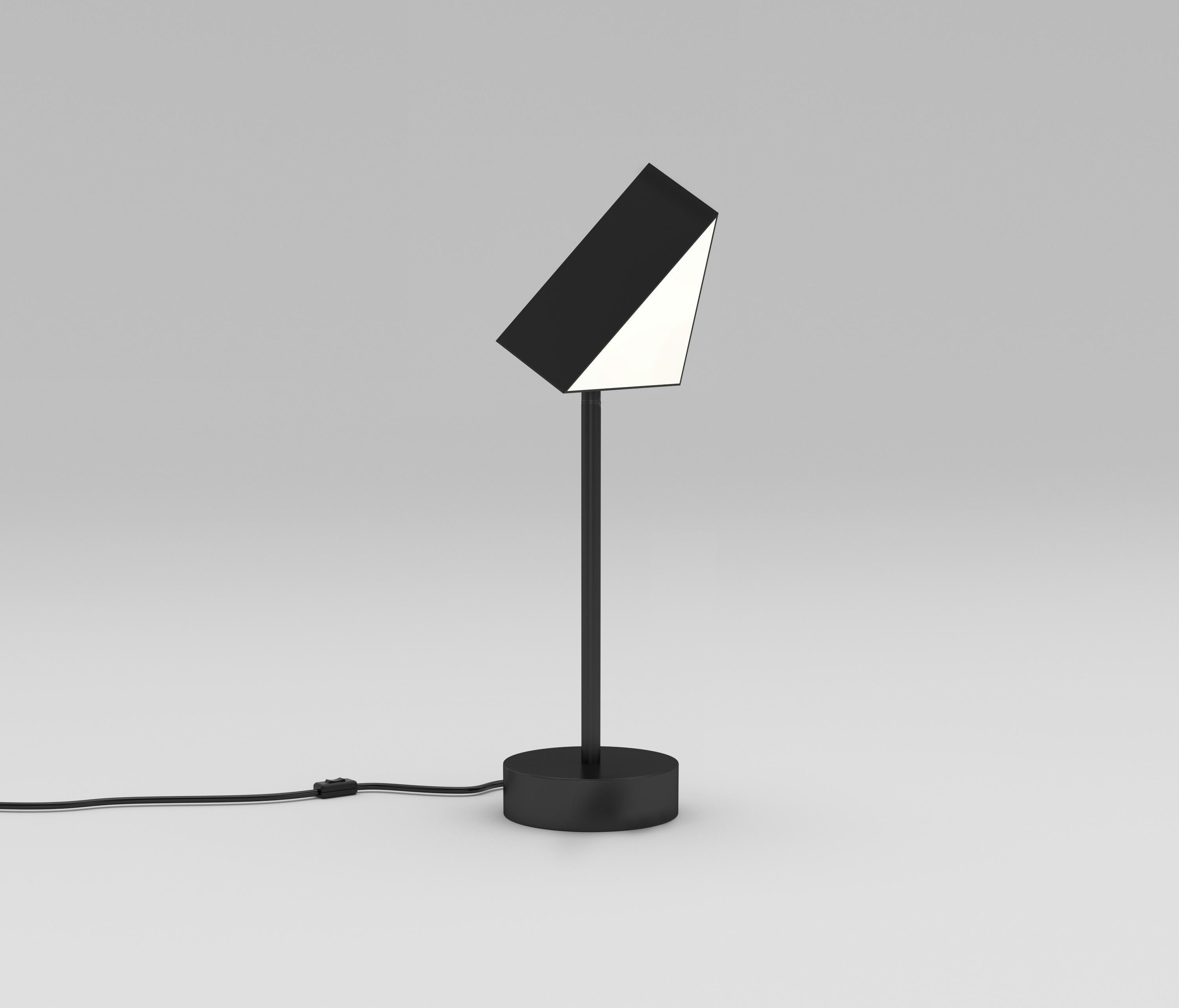 Post-Modern Triangle Box Desk Light by Atelier Areti For Sale