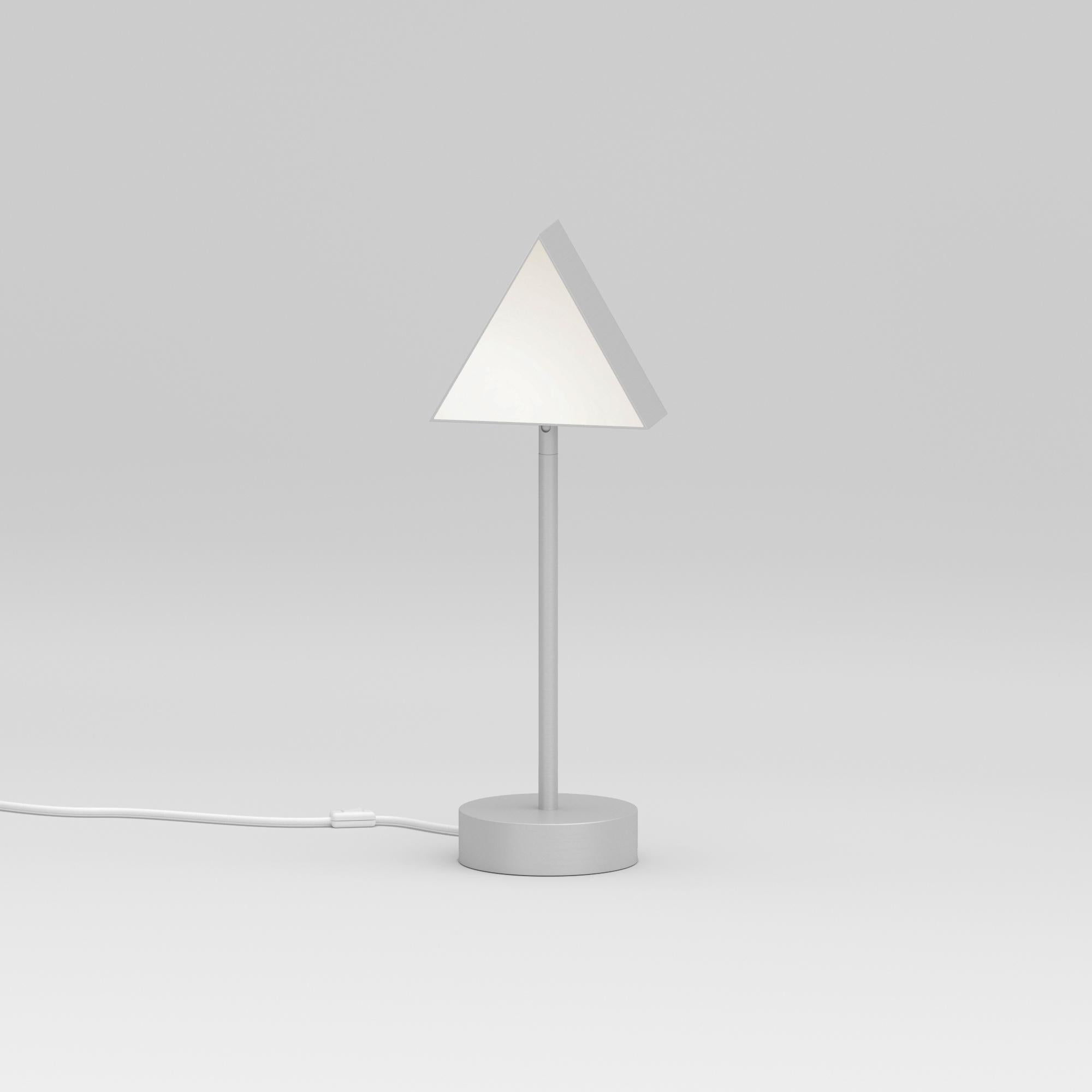 German Triangle Box Desk Light by Atelier Areti For Sale