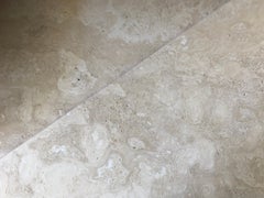 Triangle Custom Travertine Tables by Le Lampade