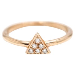 Bague TRIANGLE en or rose