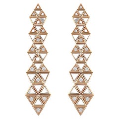 Boucles d'oreilles triangulaires