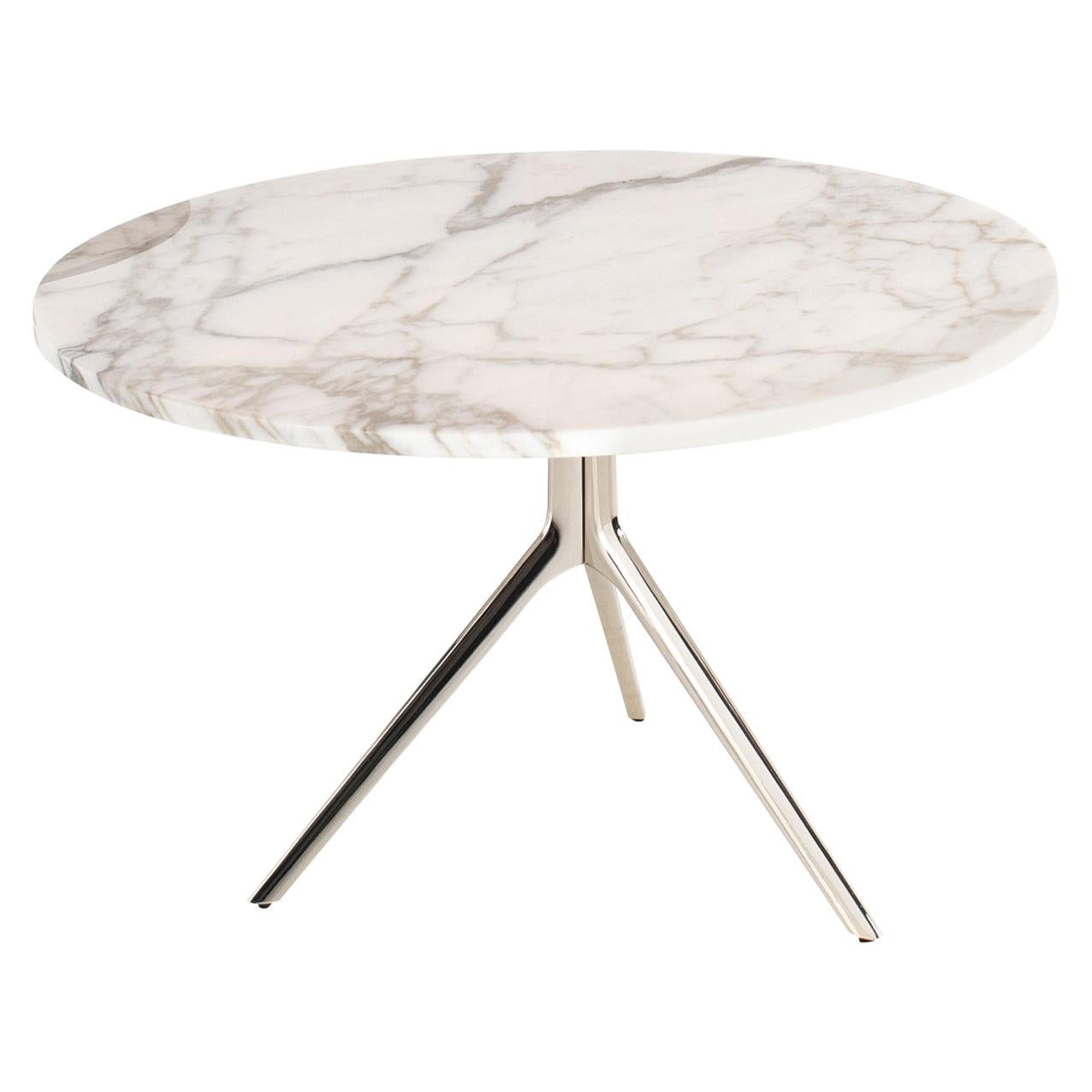 Triangle Light Marble Coffee Table