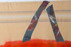 'Serie Triángulo #6' Colcha Pintura Tapiz Lana Arte Textil, en Stock