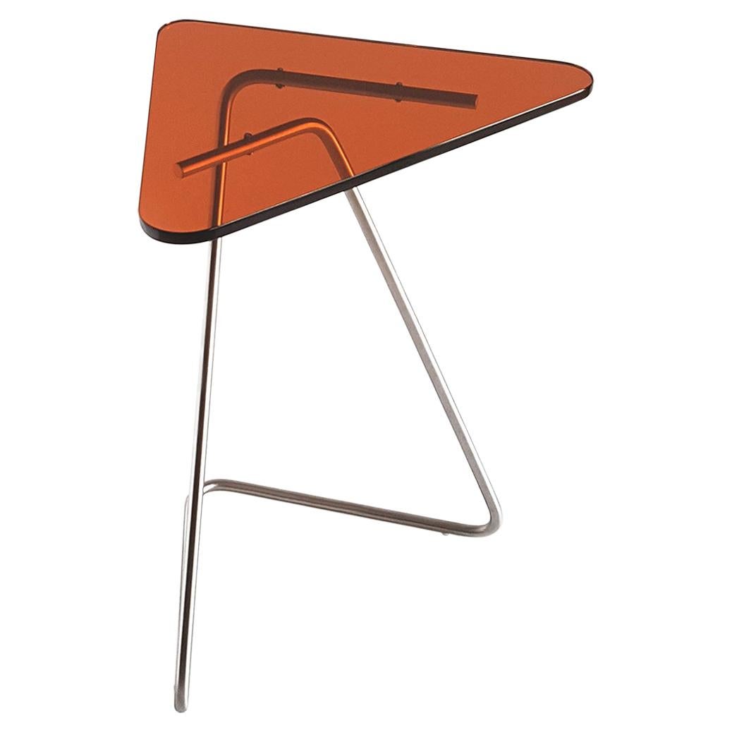 Triangle Side Table by Rita Kettaneh For Sale