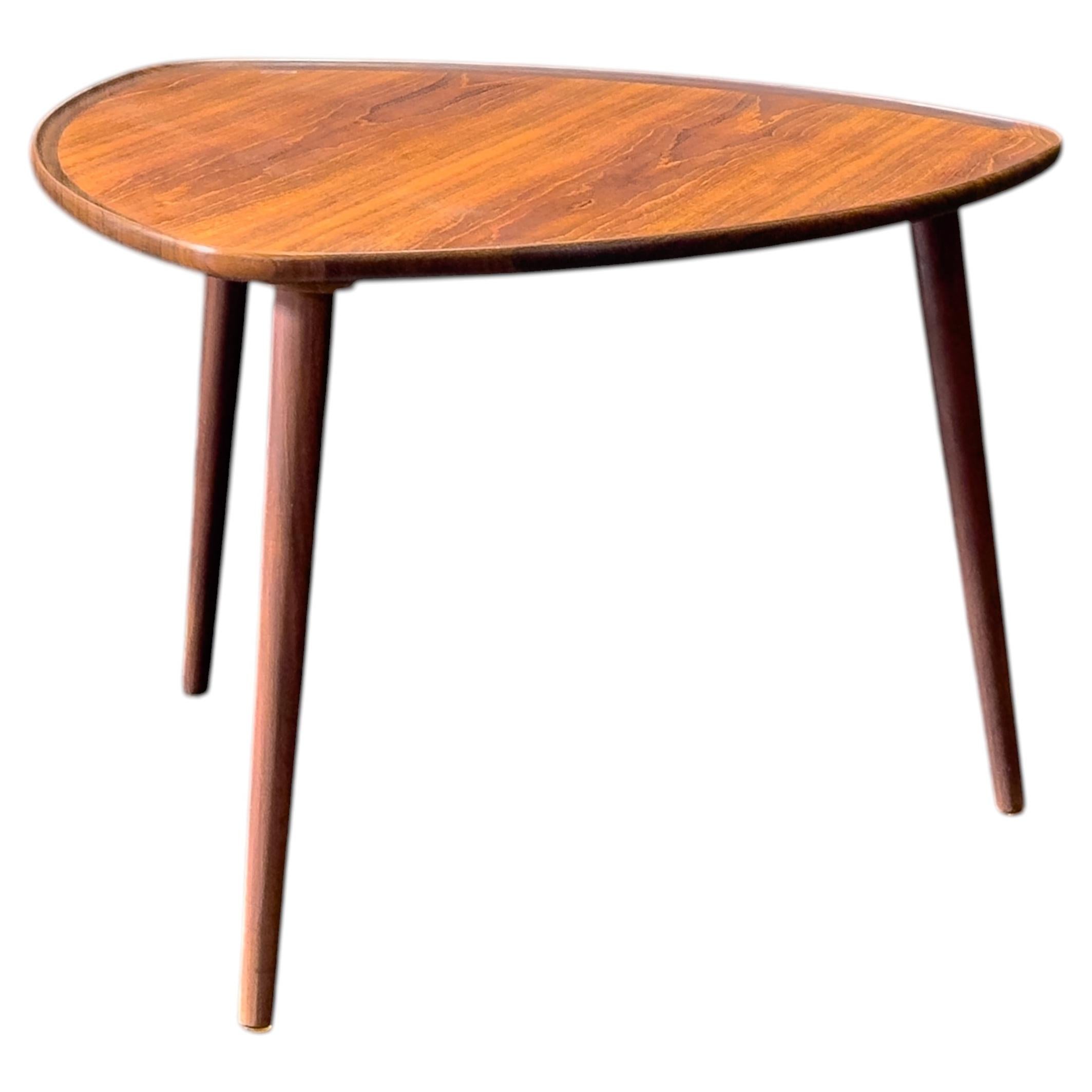 Triangle Teak Coffee Table For Sale