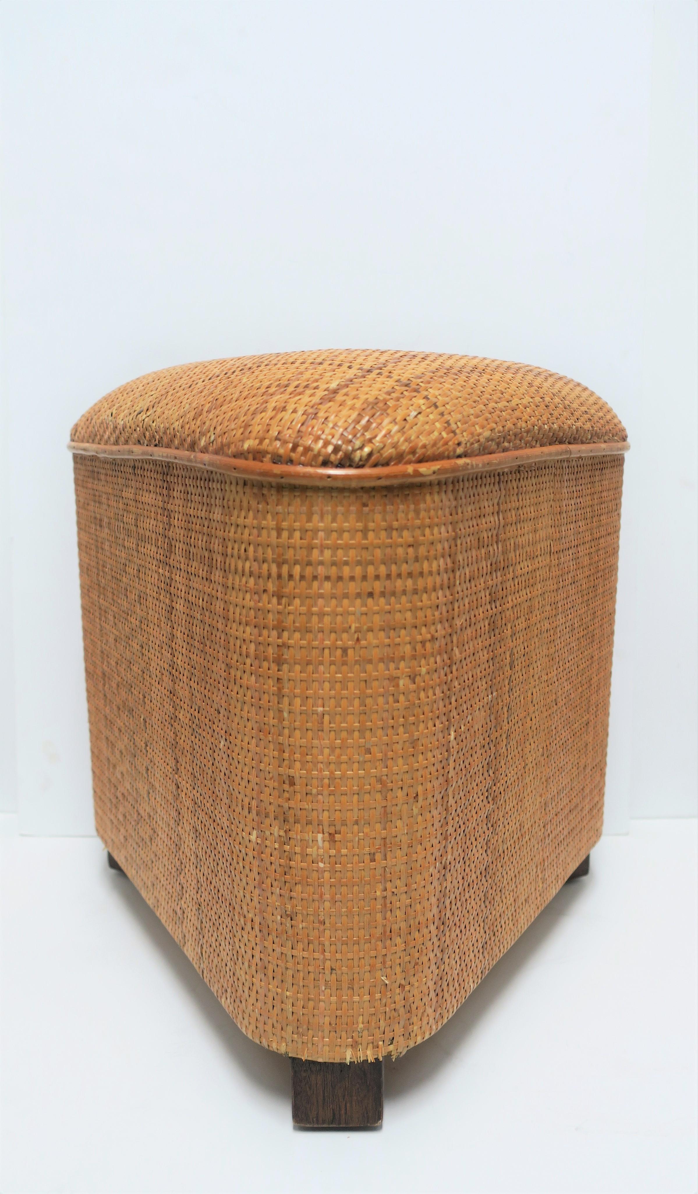 Wicker Bench or Stool 1