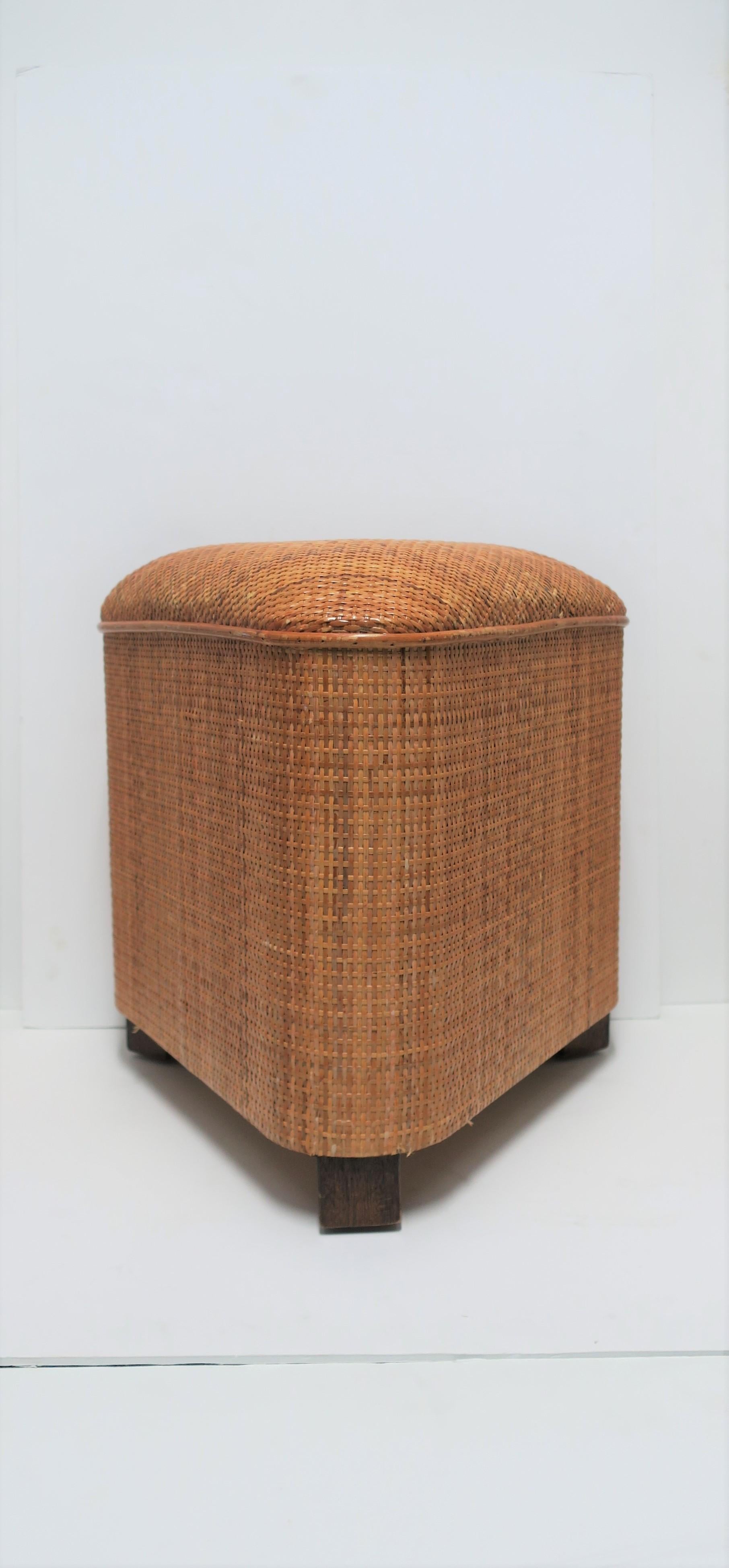 Wicker Bench or Stool 4