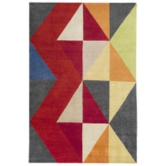 Triangolo Woollen Carpet by Peter Shire for Memphis Milano Collection