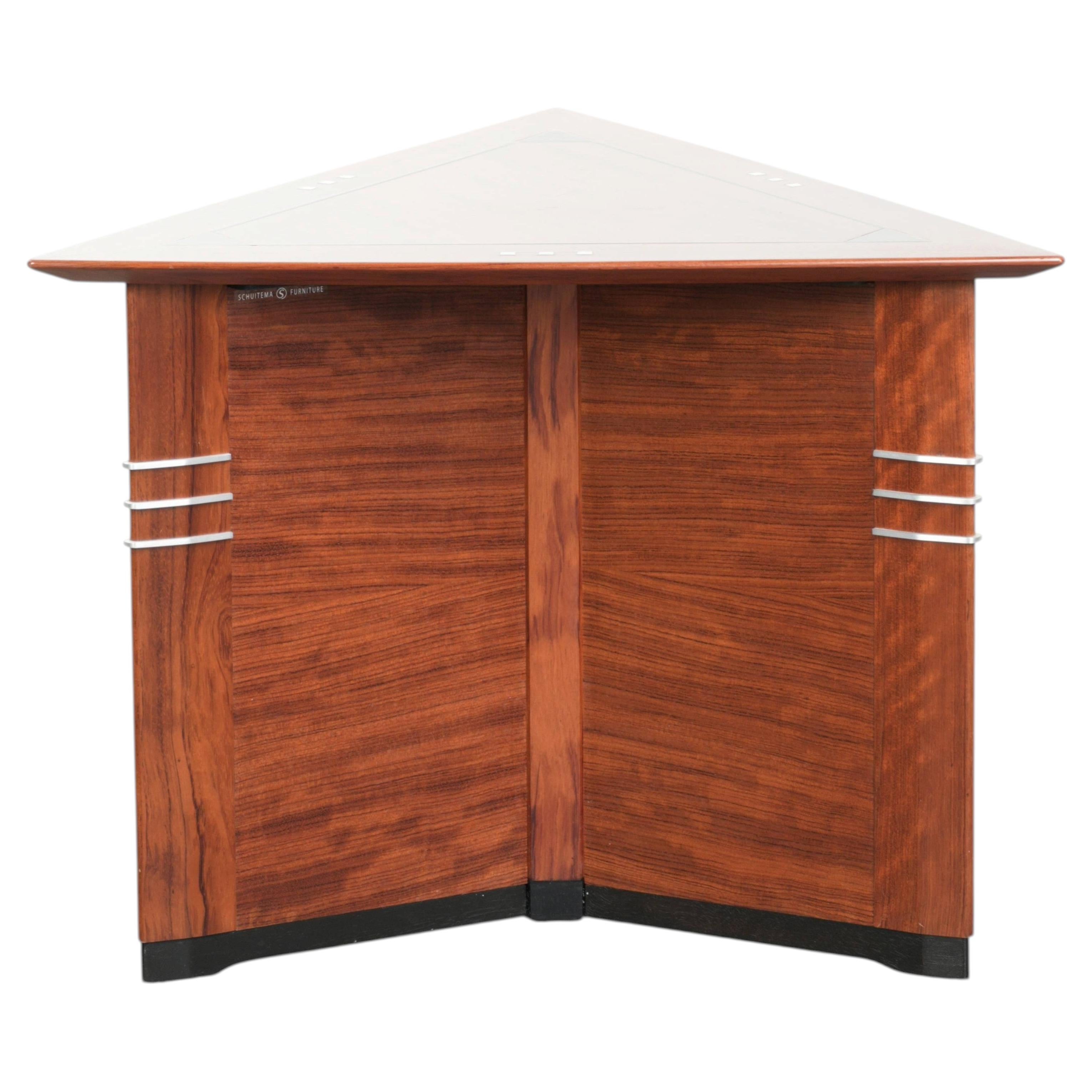Triangular Art Deco design coffee/side table For Sale