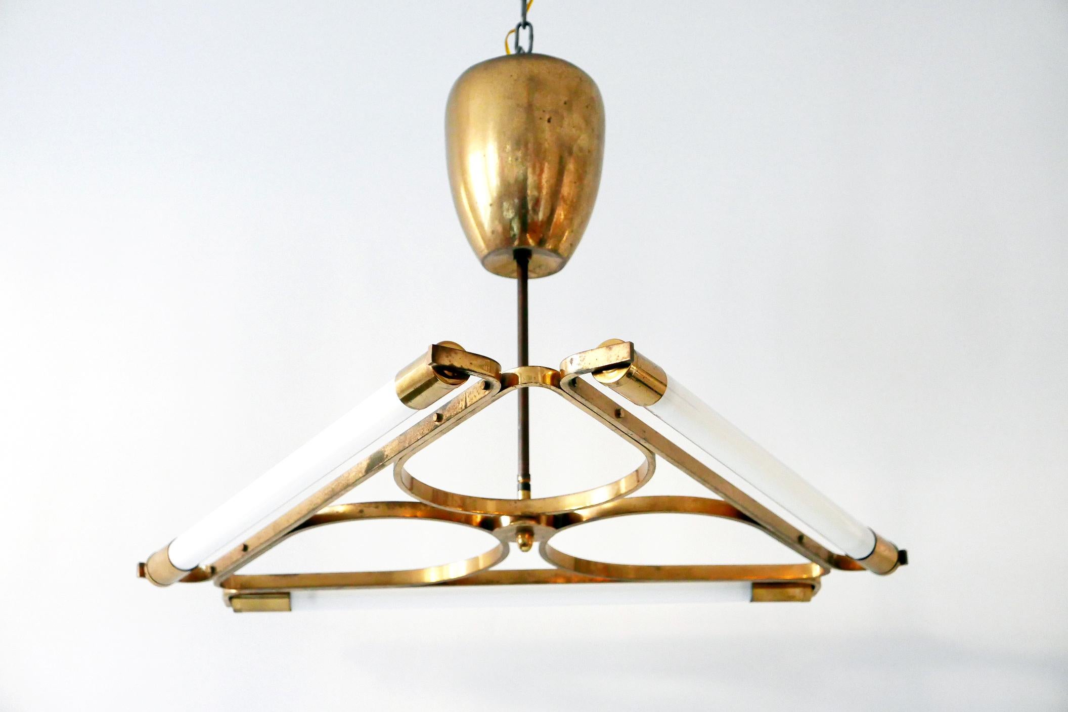 triangular chandelier