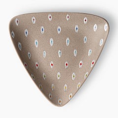 Triangular Bolo Centerpiece by Aldo Londi