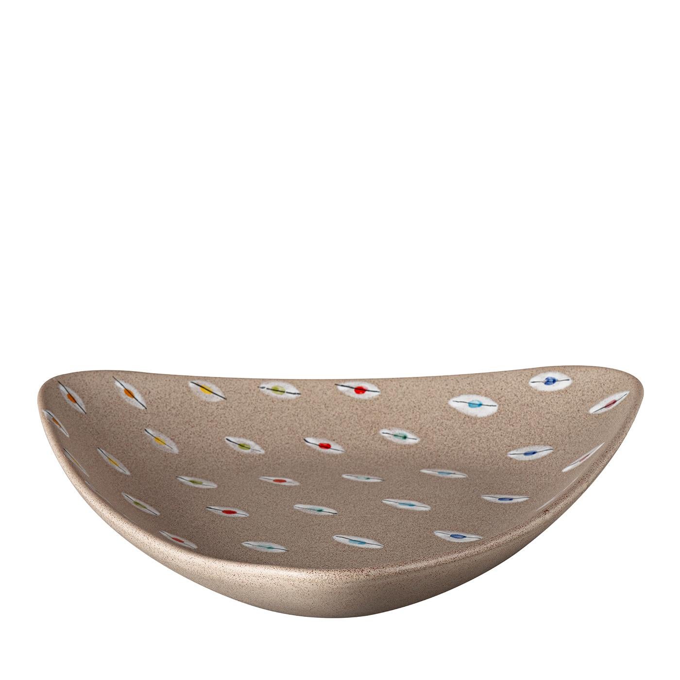 Triangular Bolo Centerpiece by Aldo Londi im Angebot 3