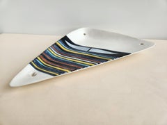 Roger Capron - Vintage Triangular Dish with Pyjama Motif