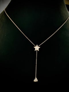 Triangular Grace - Illusion Star Cut Diamond set in 18K