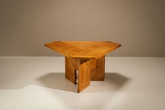 Triangular Italian Dining Table by Silvio Coppola for Montina, Italy 1970s