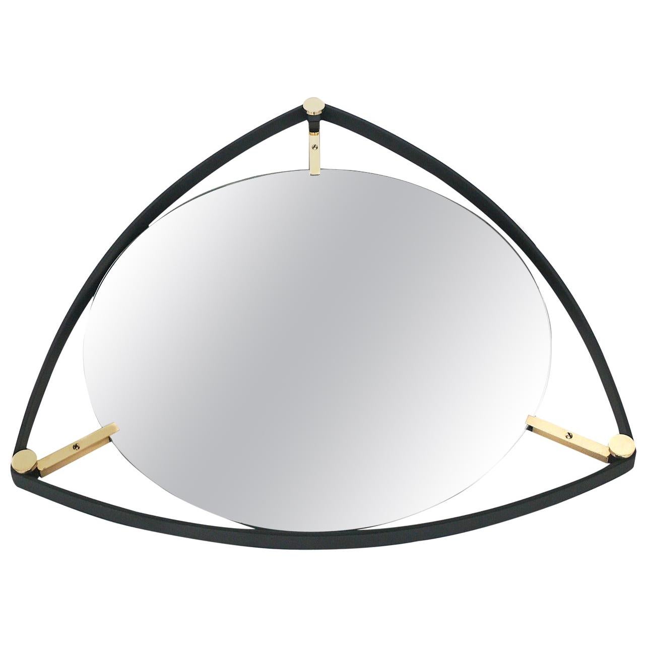 Trousdale Triangular Italian Floating Mirror