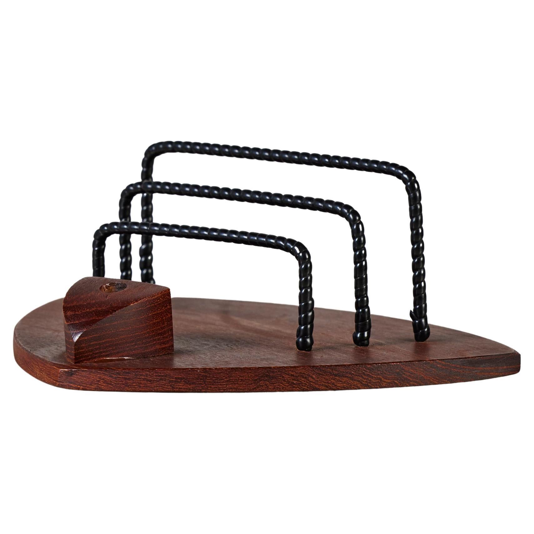 Peter Pepper Products ThreeTiered Paper Tray in Original Blue Enamel