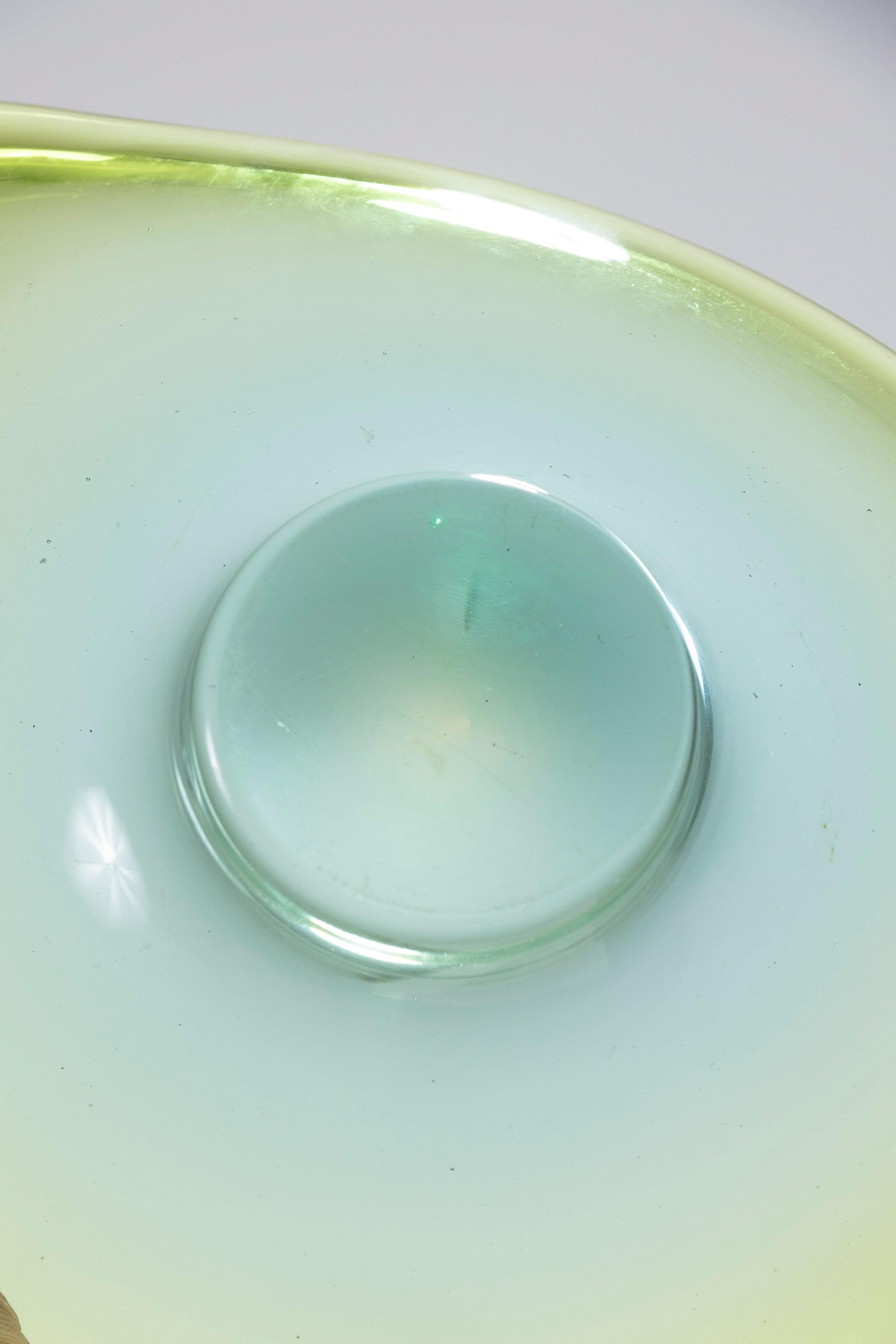 Triangular Murano Glass Bowl, 1950s For Sale 1