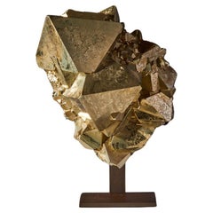 Triangular Pyrite: Gleaming Treasure from Peru