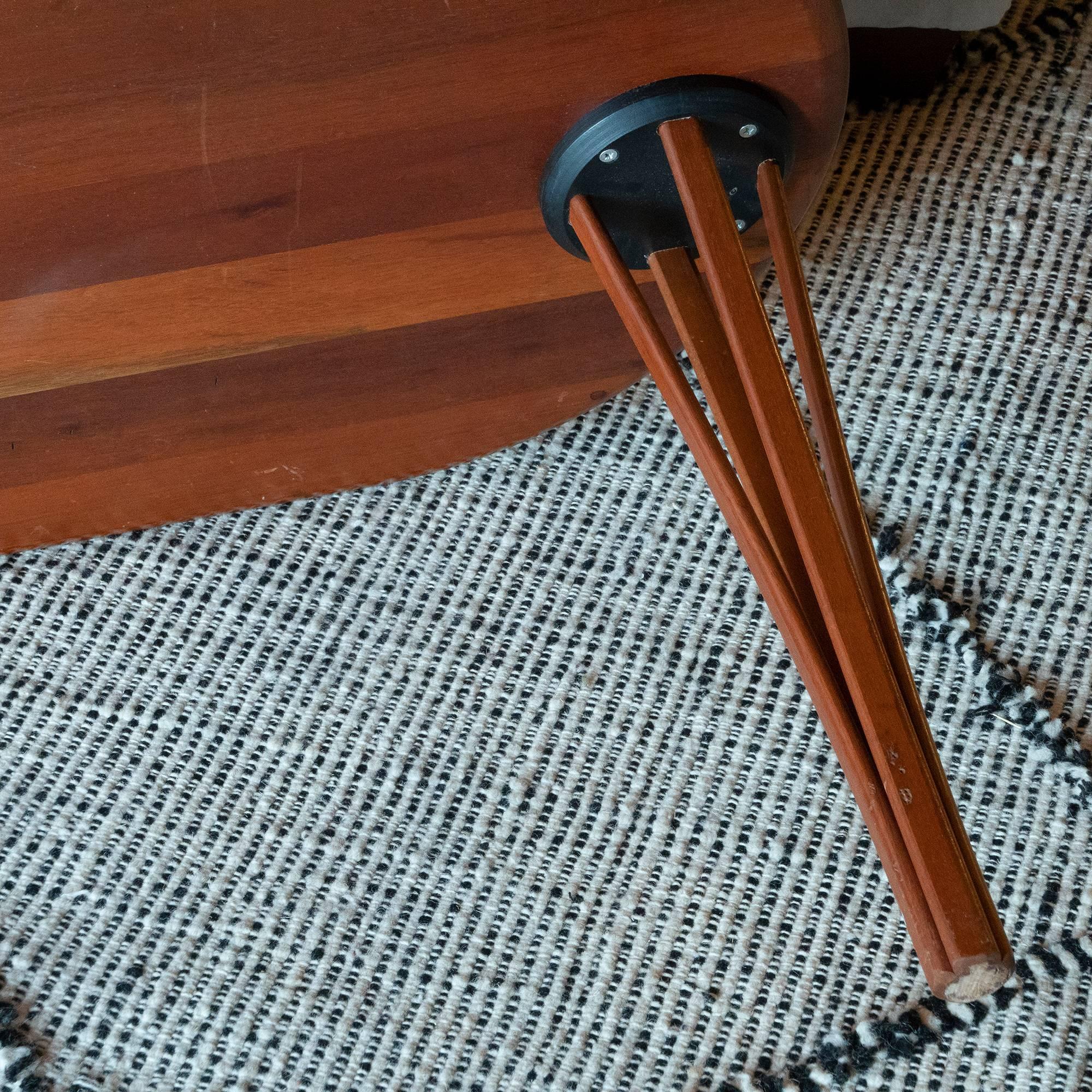 Triangular Shape Teak Coffee Table by Severin Hansen, Denmark, circa 1950 7