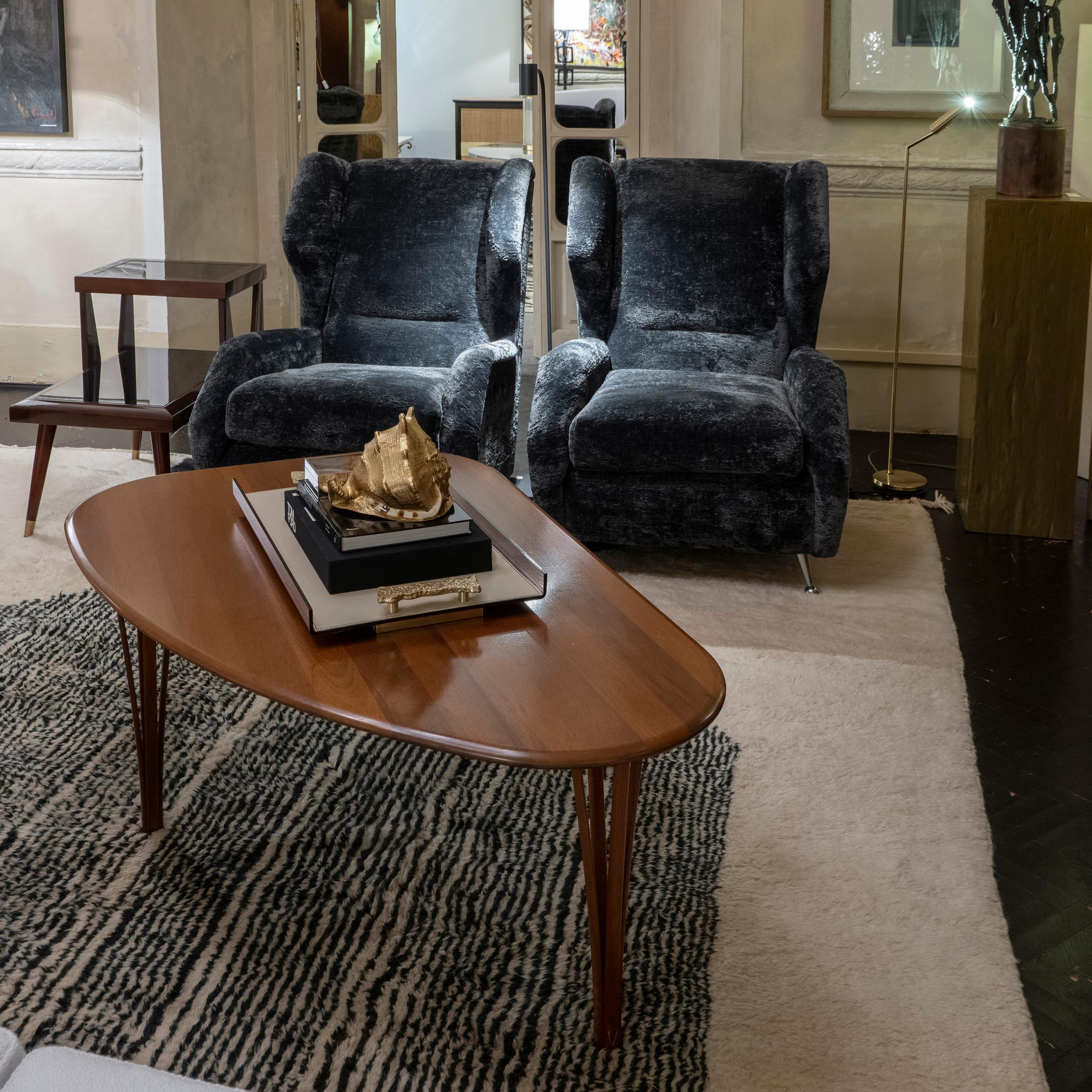 Triangular Shape Teak Coffee Table by Severin Hansen, Denmark, circa 1950 8