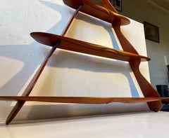 Triangular Shelving Unit - Spice Rack in Teak by Peder Moos & Apprentice, 1950s