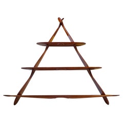 Triangular Shelving Unit - Spice Rack in Teak by Peder Moos & Apprentice, 1950s