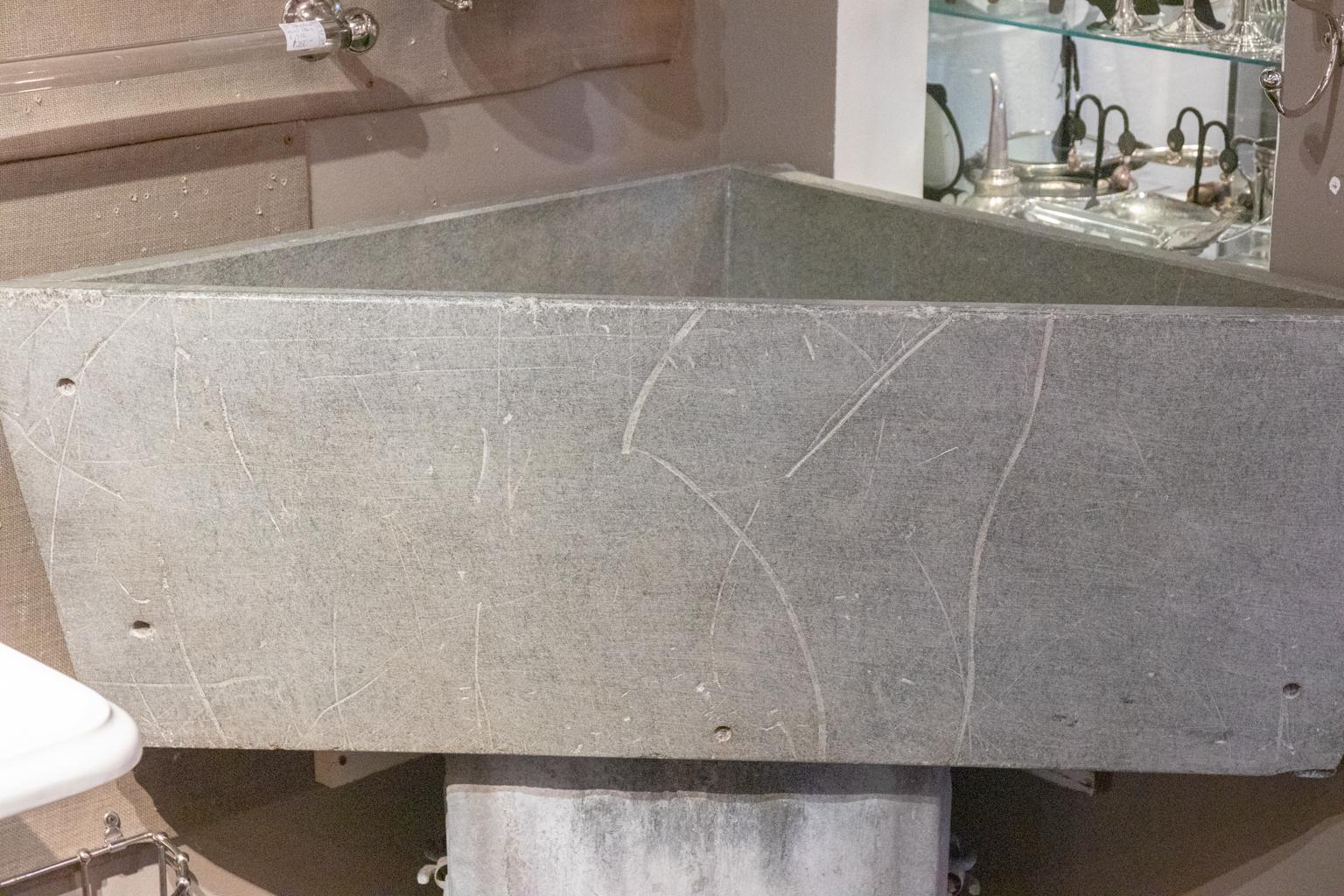 Triangular Soapstone Sink at 1stDibs soapstone vessel sink, soapstone