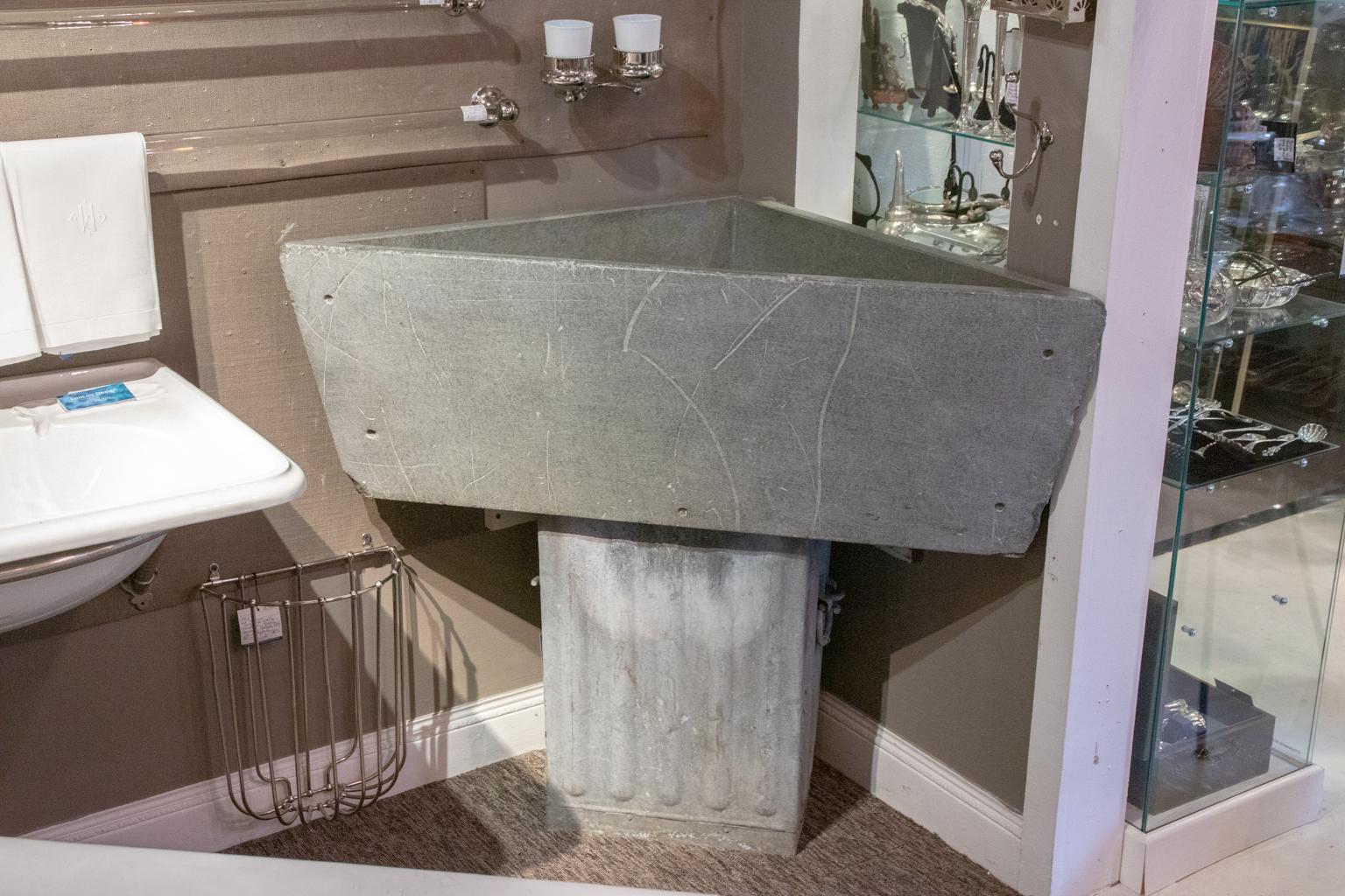 Triangular Soapstone Sink at 1stDibs soapstone vessel sink, soapstone
