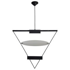 Triangular Suspension Light by Mario Botta for Artemide