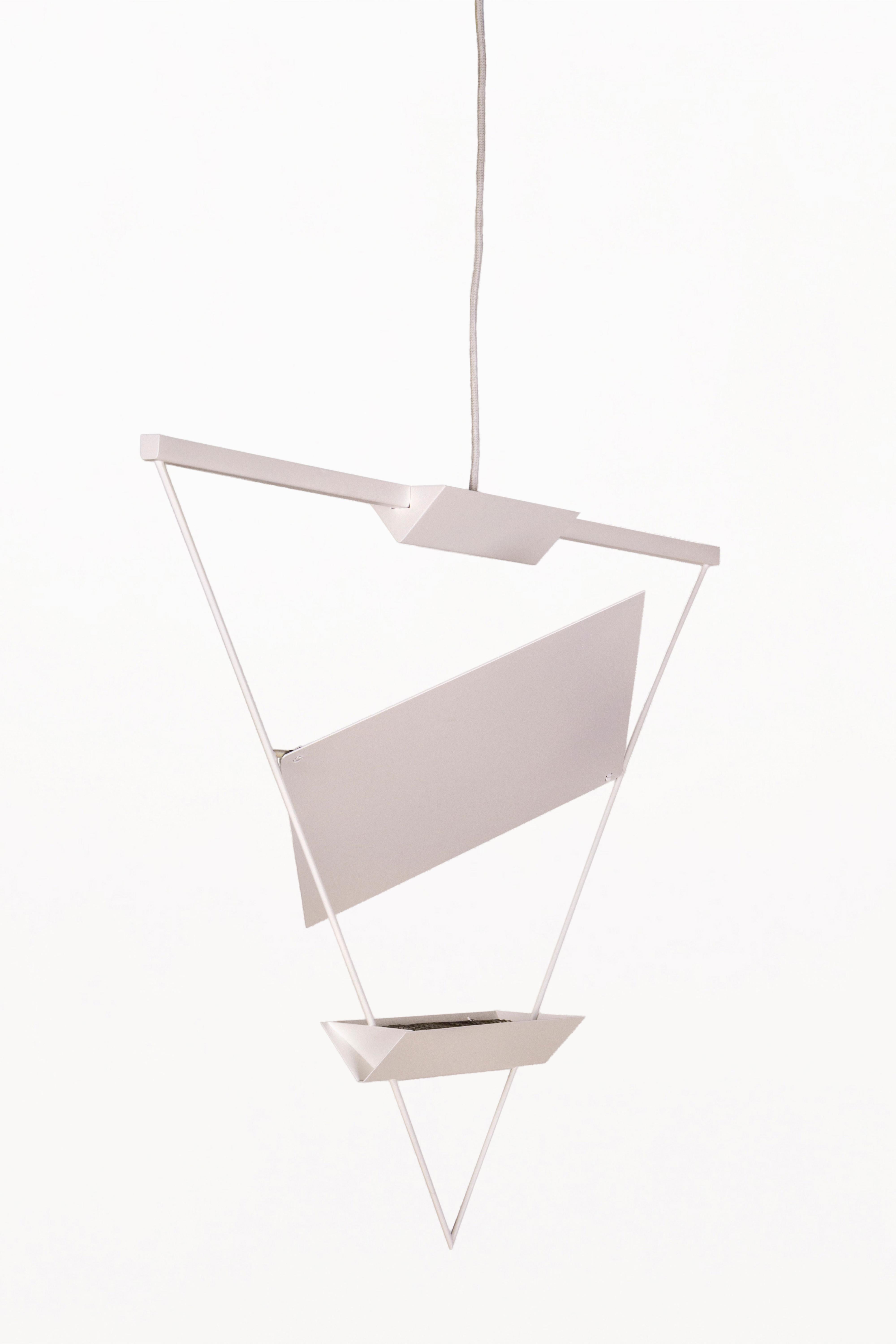 Dipinto Triangular Suspension Pendant by Mario Botta for Artemide, Circo 1980's, Italy in vendita