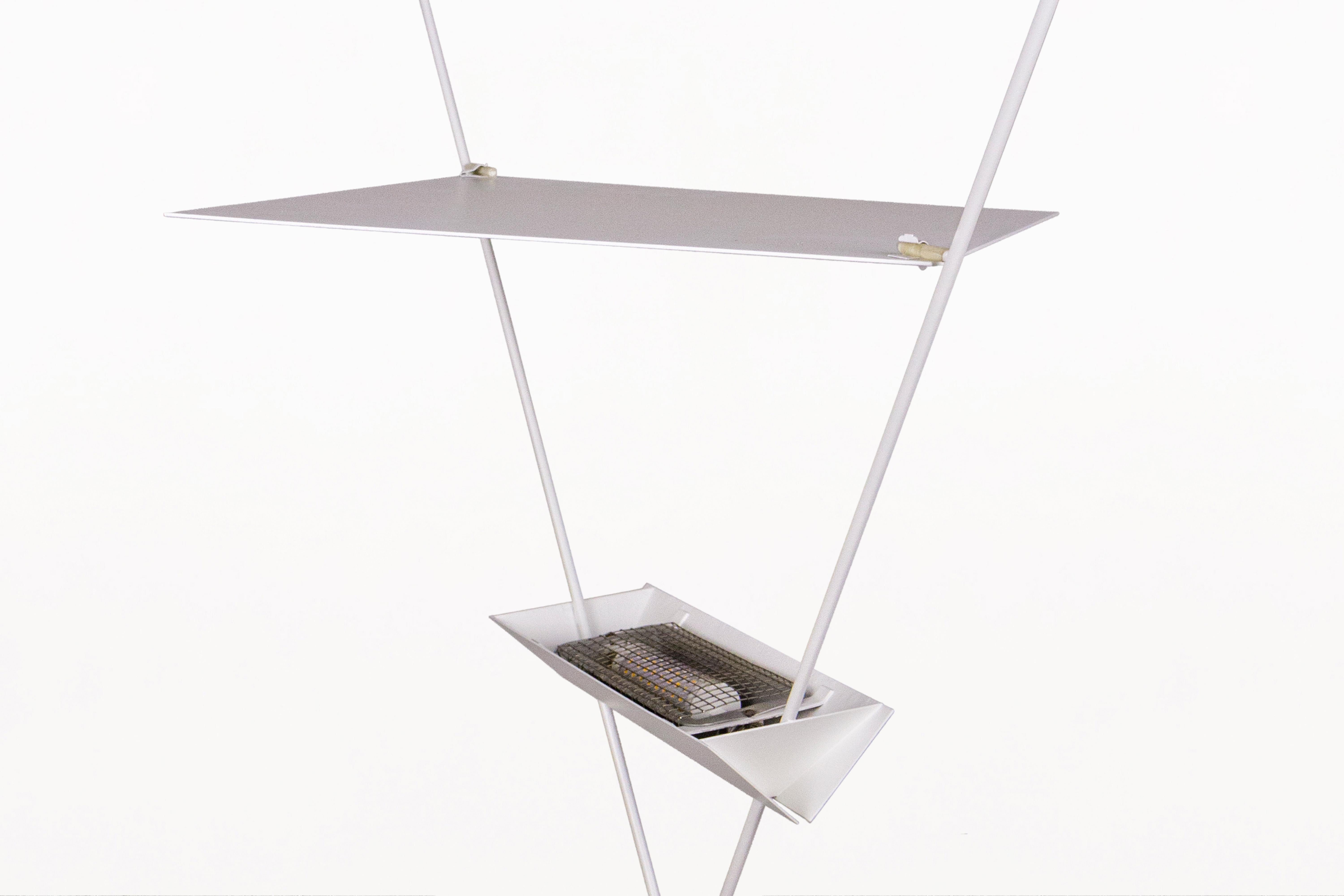 Fine XX secolo Triangular Suspension Pendant by Mario Botta for Artemide, Circo 1980's, Italy in vendita