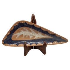Triangular Vide-Poche Bowl by Gabrielle Mackiewicz, France, 1950s
