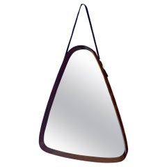 Triangular vintage mirror