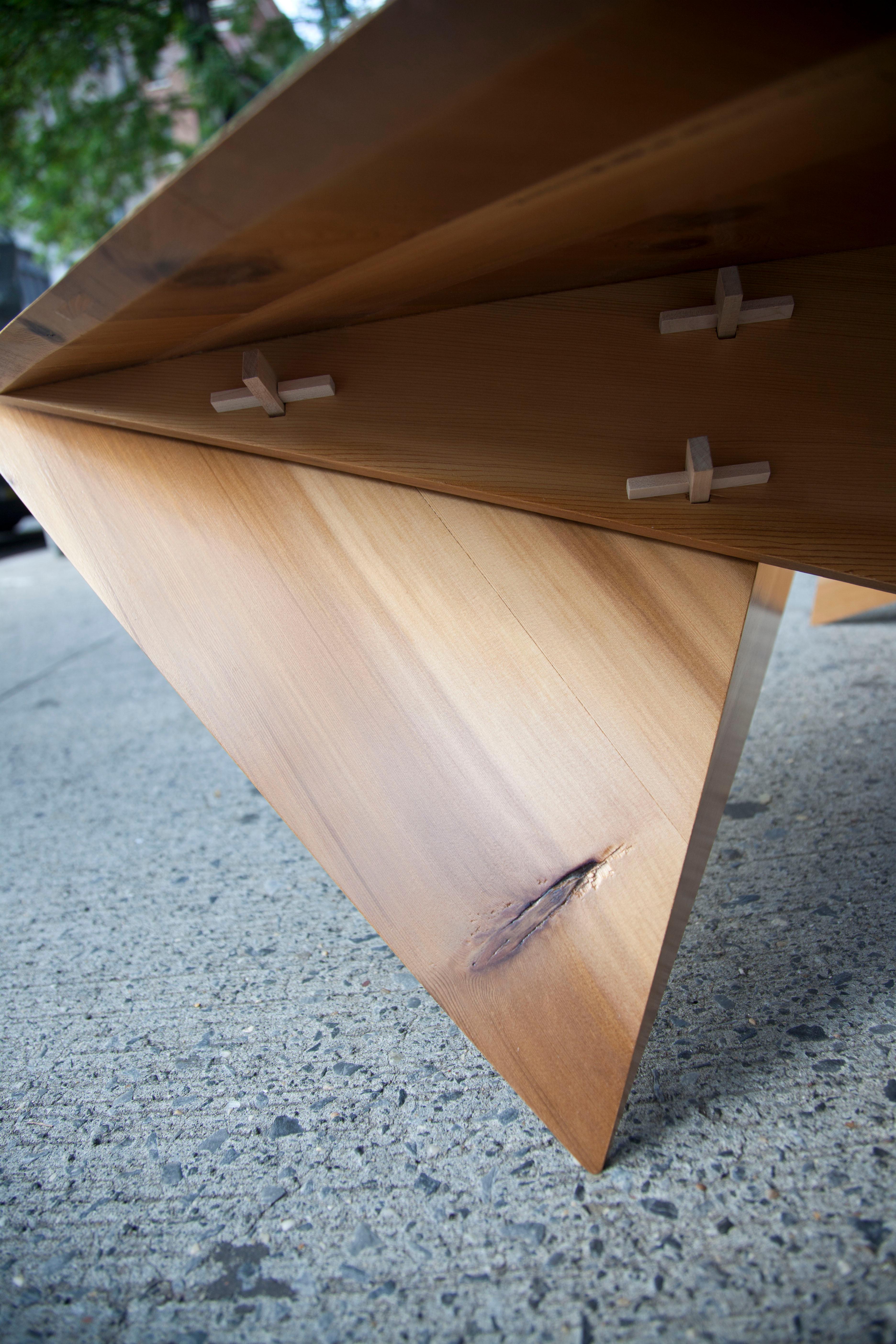 triangle coffee table