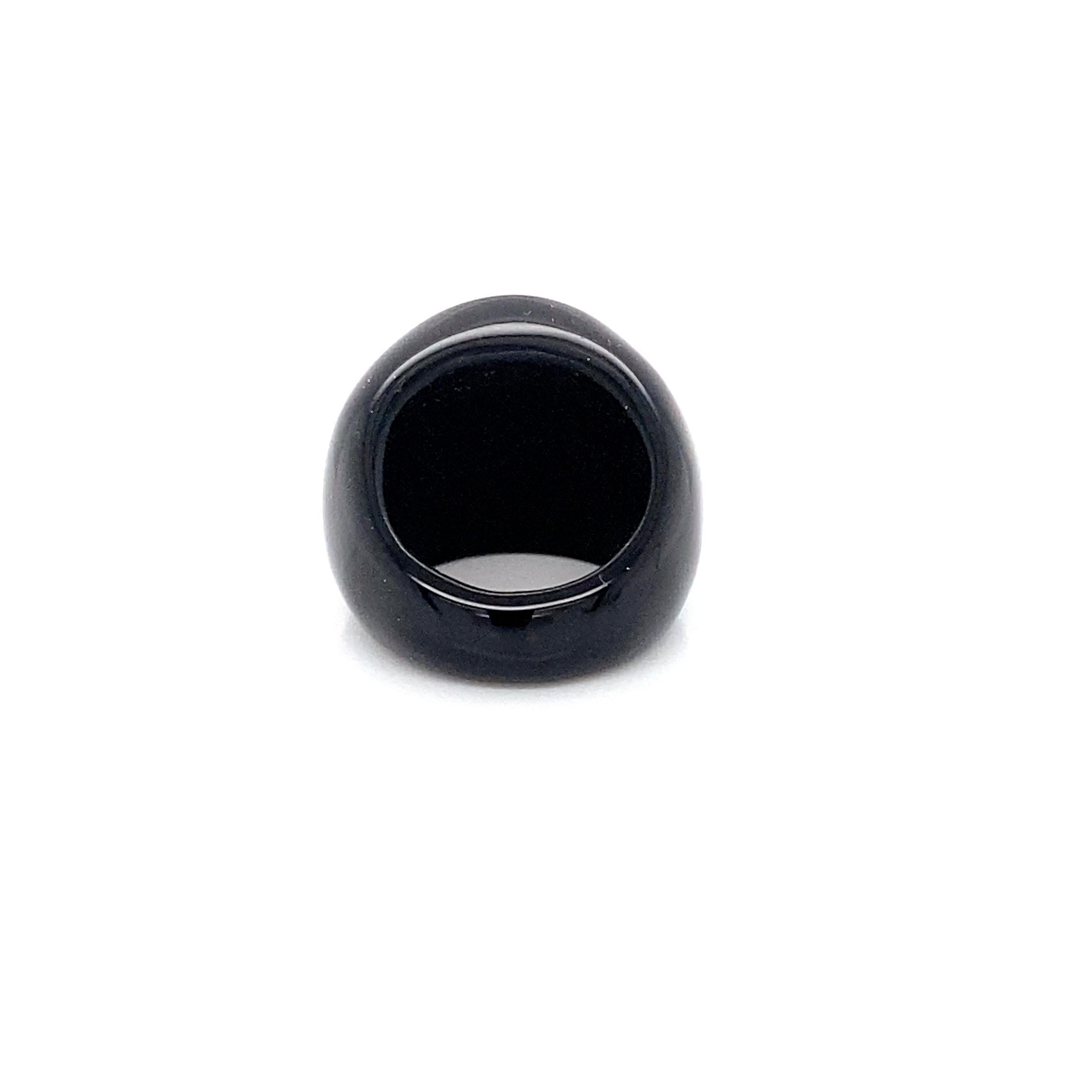 Trianon 1980 Or jaune 14K Perles de Mabe, Onyx et Diamants en vente 9